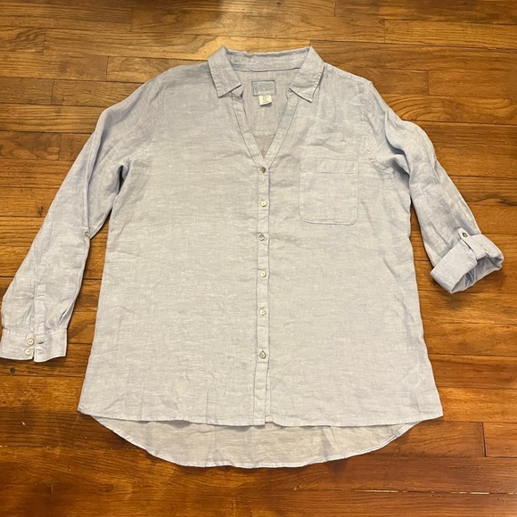 Blue button down - Picture 2 of 2